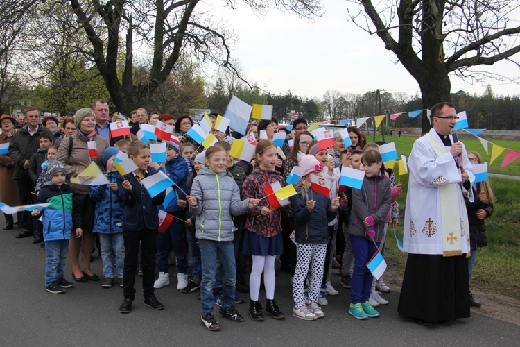 Powitanie ikony MB Częstochowskiej w Głogowcu