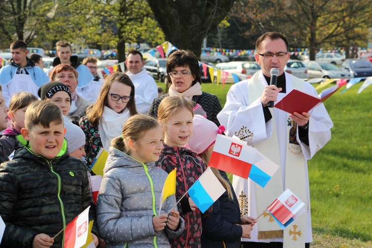 Powitanie ikony MB Częstochowskiej w Głogowcu