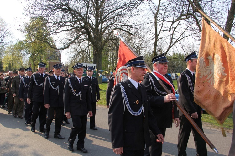 Powitanie ikony MB Częstochowskiej w Głogowcu