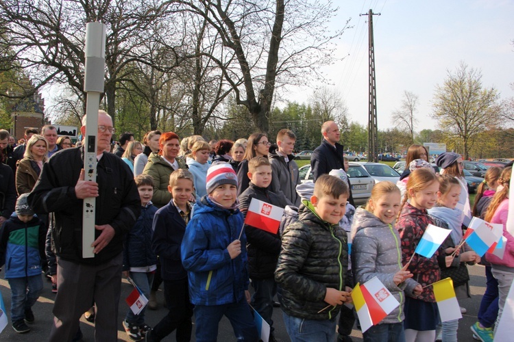 Powitanie ikony MB Częstochowskiej w Głogowcu