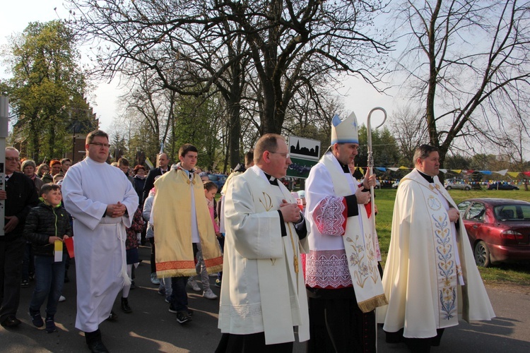 Powitanie ikony MB Częstochowskiej w Głogowcu