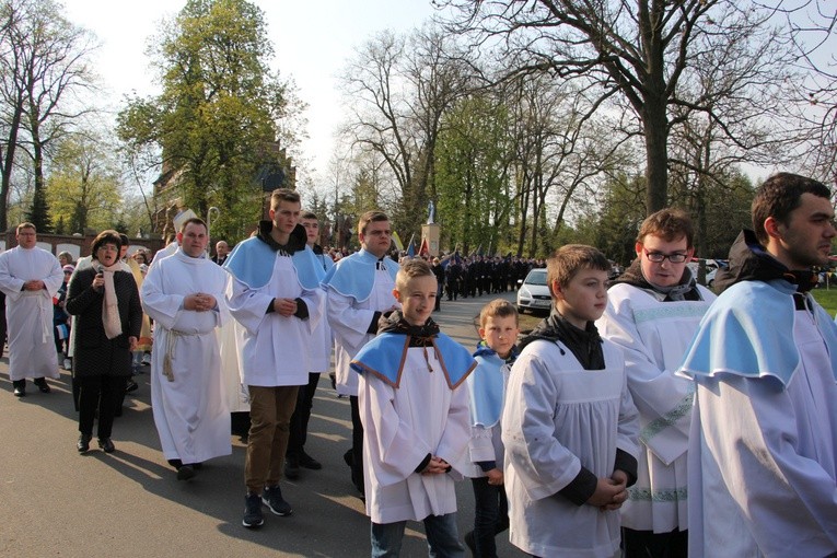 Powitanie ikony MB Częstochowskiej w Głogowcu