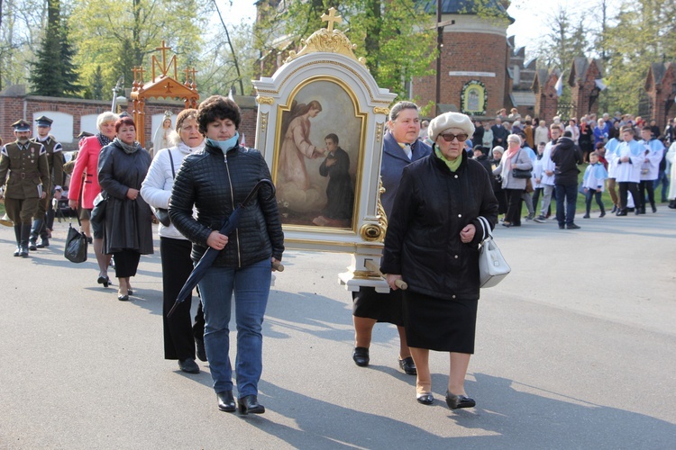 Powitanie ikony MB Częstochowskiej w Głogowcu