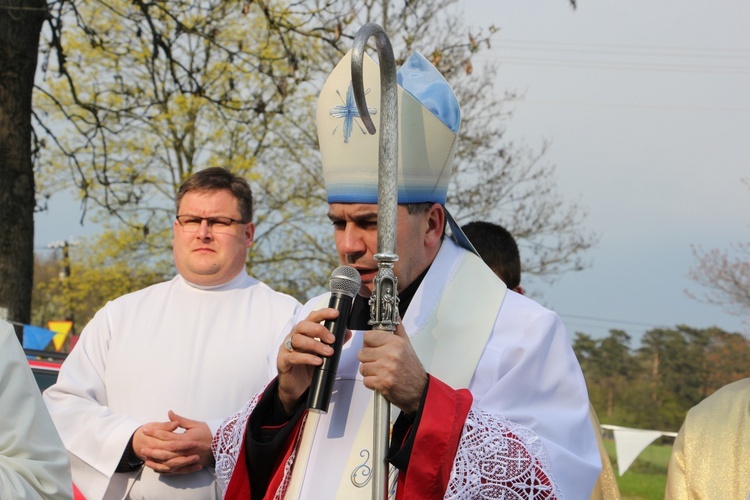 Powitanie ikony MB Częstochowskiej w Głogowcu