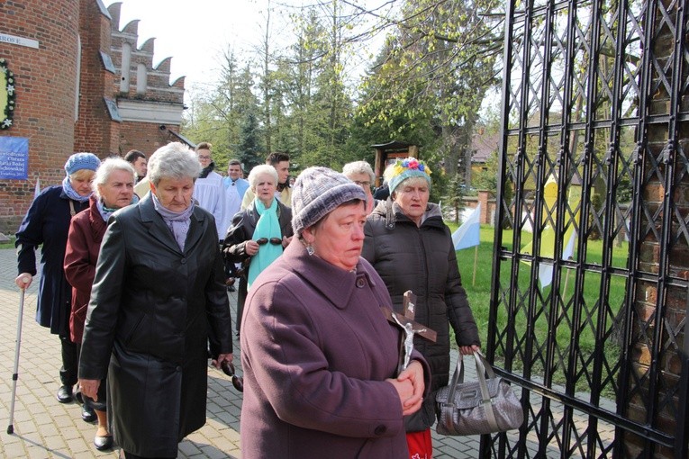 Powitanie ikony MB Częstochowskiej w Głogowcu