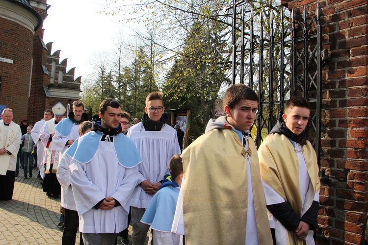 Powitanie ikony MB Częstochowskiej w Głogowcu