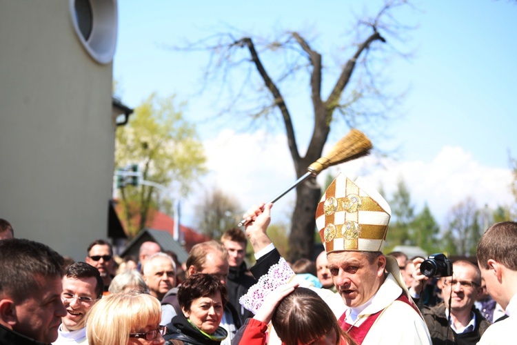 Msza św. na rozpoczęcie 5. pielgrzymki do Łagiewnik