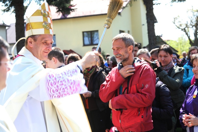 Msza św. na rozpoczęcie 5. pielgrzymki do Łagiewnik