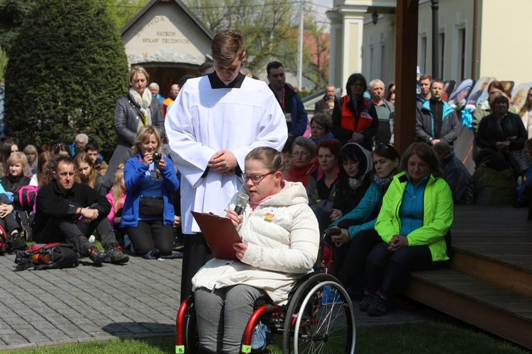 Msza św. na rozpoczęcie 5. pielgrzymki do Łagiewnik