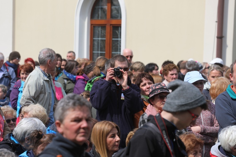 Msza św. na rozpoczęcie 5. pielgrzymki do Łagiewnik