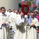 Msza św. na rozpoczęcie 5. pielgrzymki do Łagiewnik