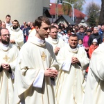 Msza św. na rozpoczęcie 5. pielgrzymki do Łagiewnik