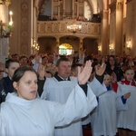 Powitanie ikony MB Częstochowskiej w Łaniętach