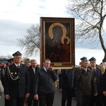 Powitanie ikony MB Częstochowskiej w Łaniętach