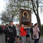 Powitanie ikony MB Częstochowskiej w Łaniętach