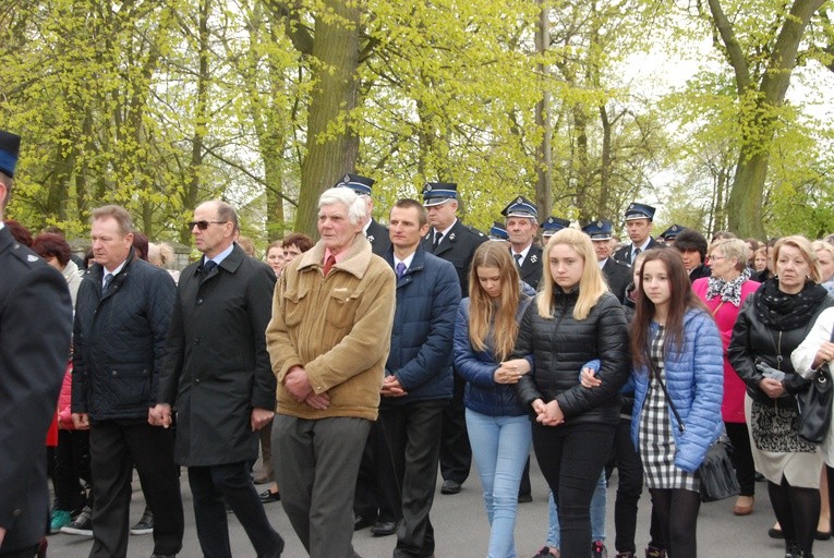 Powitanie ikony MB Częstochowskiej w Łaniętach