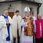 Powitanie ikony MB Częstochowskiej w Łaniętach