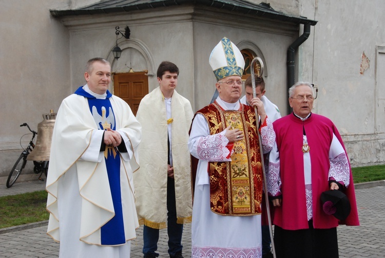 Powitanie ikony MB Częstochowskiej w Łaniętach