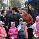 Powitanie ikony MB Częstochowskiej w Łaniętach