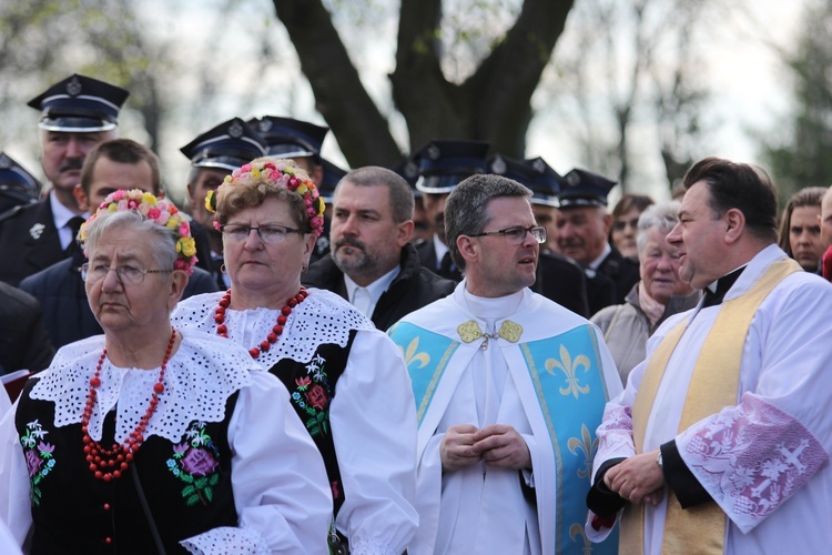 Powitanie ikony MB Częstochowskiej w Łaniętach