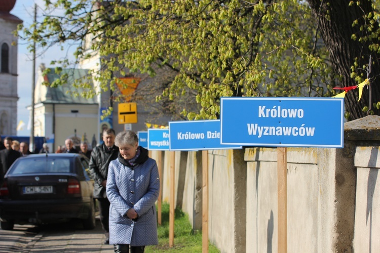 Powitanie ikony MB Częstochowskiej w Łaniętach