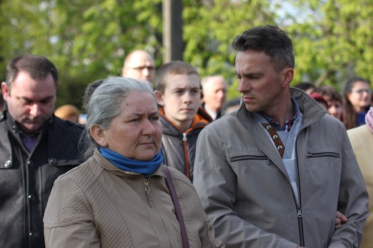 Powitanie ikony MB Częstochowskiej w Łaniętach