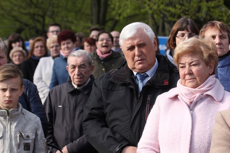 Powitanie ikony MB Częstochowskiej w Łaniętach