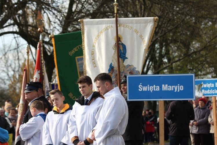 Powitanie ikony MB Częstochowskiej w Łaniętach