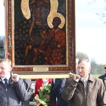 Powitanie ikony MB Częstochowskiej w Łaniętach