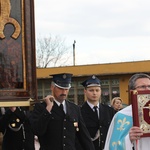 Powitanie ikony MB Częstochowskiej w Łaniętach