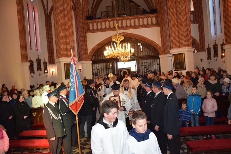 Powitanie ikony MB Częstochowskiej w Strzelcach