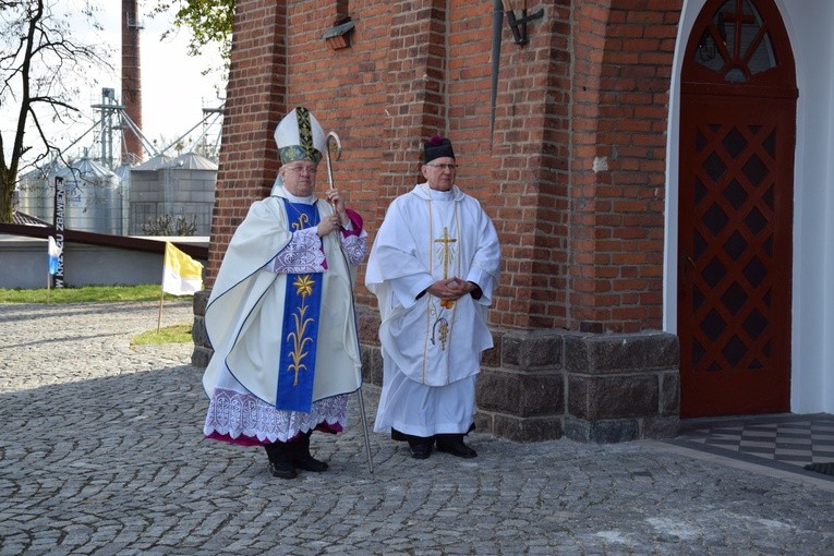 Powitanie ikony MB Częstochowskiej w Strzelcach