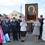 Powitanie ikony MB Częstochowskiej w Strzelcach