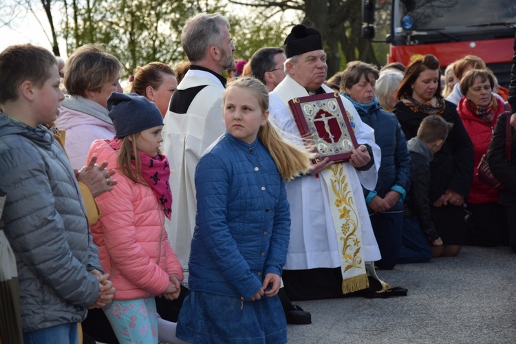 Powitanie ikony MB Częstochowskiej w Strzelcach