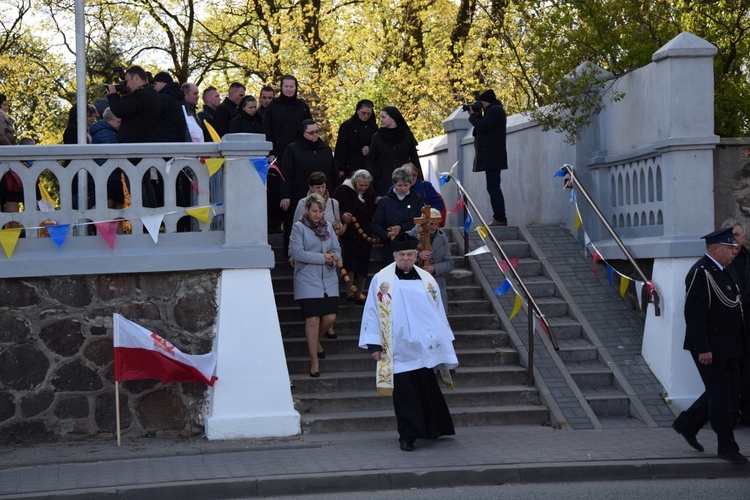 Powitanie ikony MB Częstochowskiej w Strzelcach