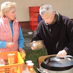 Postój pielgrzymów w Wieprzu 2017