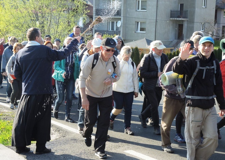 Powitanie pielgrzymów w Wysokiej 2017