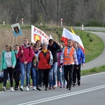 Pielgrzymka "Promienista" - dzień II - grupa z Gościna i Karlina