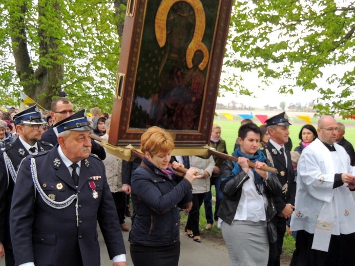 Powitanie ikony MB Częstochowskiej w Mnichu