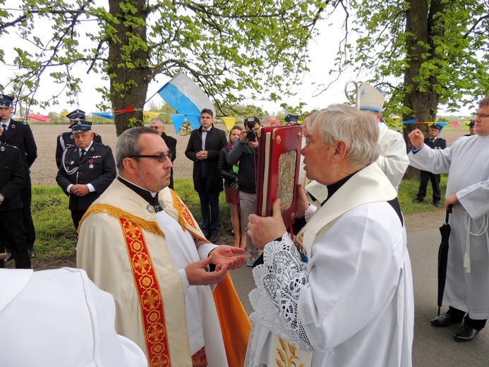 Powitanie ikony MB Częstochowskiej w Mnichu