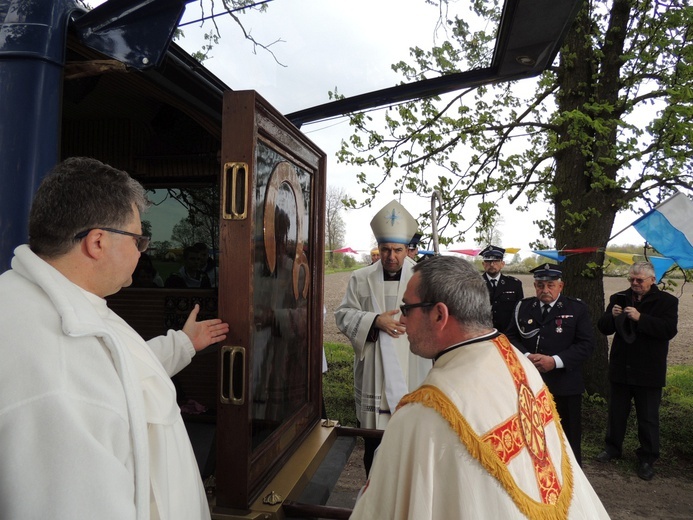 Powitanie ikony MB Częstochowskiej w Mnichu