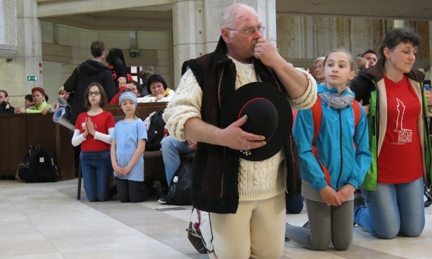 Pielgrzymi w Centrum Jana Pawła II