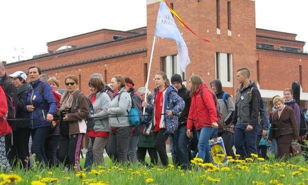 Pielgrzymi w Centrum Jana Pawła II