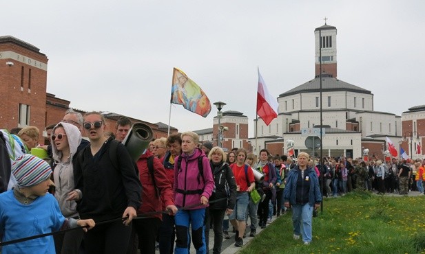 Pielgrzymi w Centrum Jana Pawła II