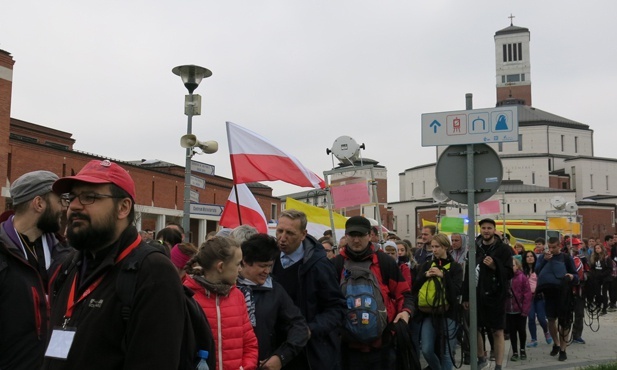 Pielgrzymi w Centrum Jana Pawła II