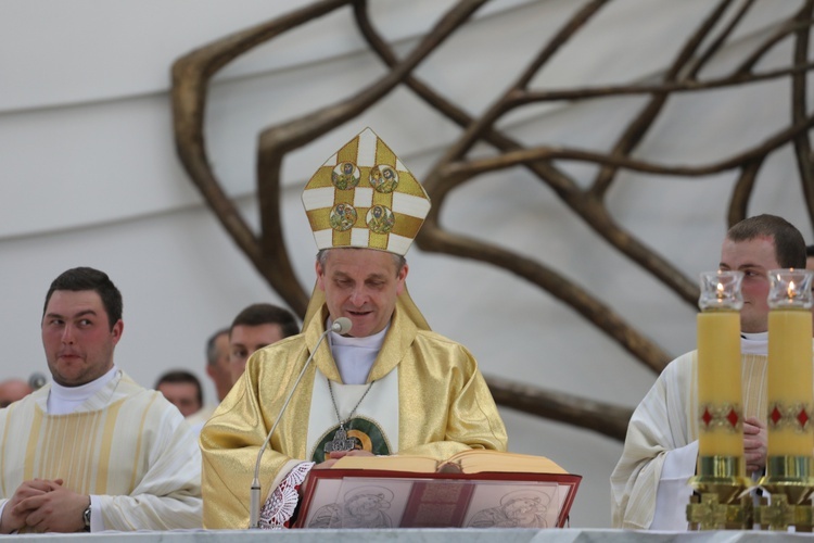 Msza św. na zakończenie 5. pielgrzymki diecezjalnej do Łagiewnik