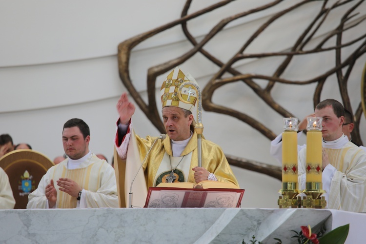 Msza św. na zakończenie 5. pielgrzymki diecezjalnej do Łagiewnik