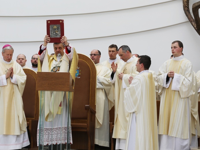 Msza św. na zakończenie 5. pielgrzymki diecezjalnej do Łagiewnik