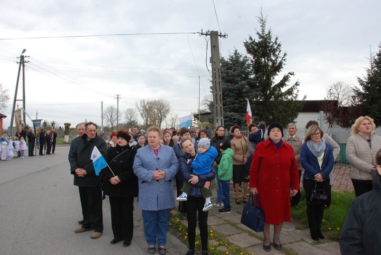 Powitanie ikony MB Częstochowskiej w Nowem