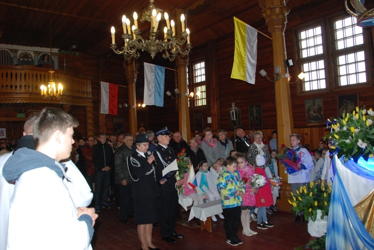 Powitanie ikony MB Częstochowskiej w Nowem